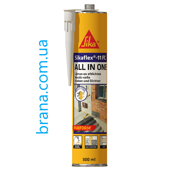 Sikaflex®-11FC All-in-One Purform універсальний поліуретановий клей-герметик Вишневе - зображення 1
