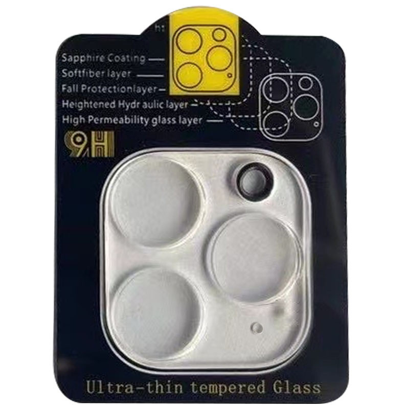 Защитное стекло на камеру Full Block (тех.пак) для Apple iPhone 11 Pro (5.8") / 11 Pro Max (6.5") Херсон - зображення 5