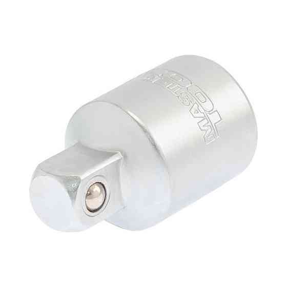 Переходник MASTERTOOL ½"F - ⅜"M CrV 78-0085 Харьков