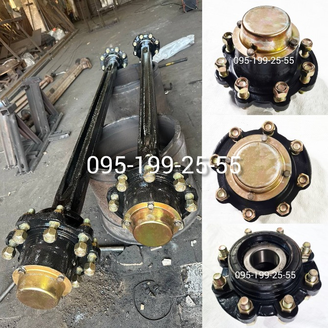 Балка задньої осі 2ПТС-4, КТУ-10. Маточина колеса 2ПТС-4, КТУ-10 Днепр - изображение 1