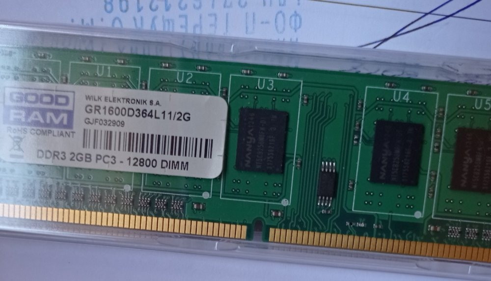 Оперативная память ddr3 2gb 1600 mhz GOODRAM- 1 шт.-для ПК Киев - изображение 2