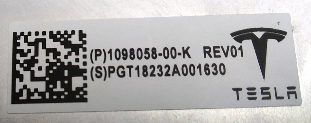 Компьютер автомобиля REV01 Tesla model 3 1098058-S0-M Киев - изображение 5