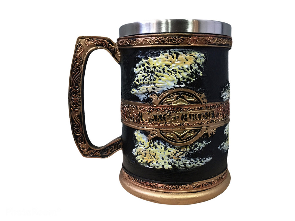 Кружка Чашка Бокал Викинг Воин таинство 3 Молот Тора Нержавеющая Сталь (код 00511) Киев - изображение 1