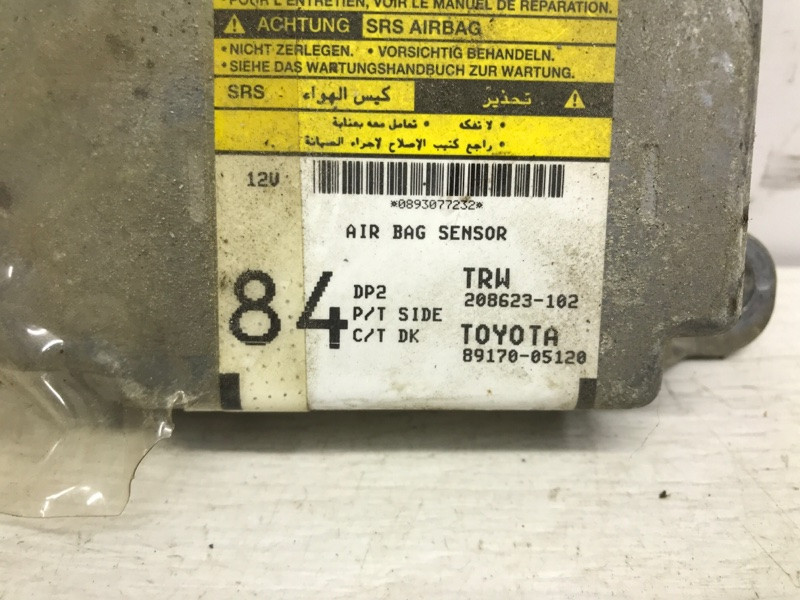 Блок AIRBAG Toyota Avensis T25 2.0 DIESEL 1CDFTV 2002 (б/у) Киев - изображение 3