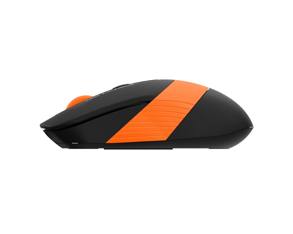 Мышь компьютерная безпроводная A4Tech Fstyler FG10S Black/Orange оранжевая Київ - зображення 3