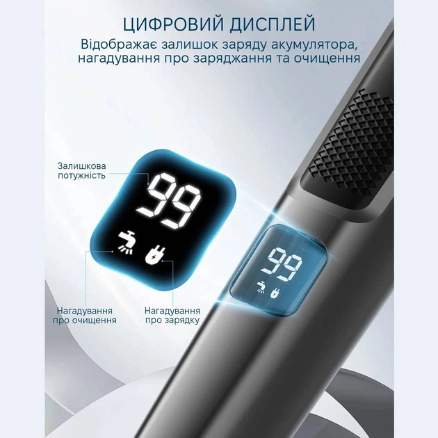 Триммер для тела Enchen A1 Grey 5 Вт серый Киев - изображение 7