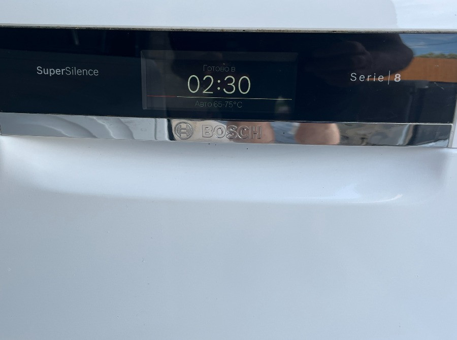 Посудомийка біла Bosch Serie8 Made in Germany 60cm ідеальна укр ру меню Бережаны - изображение 3