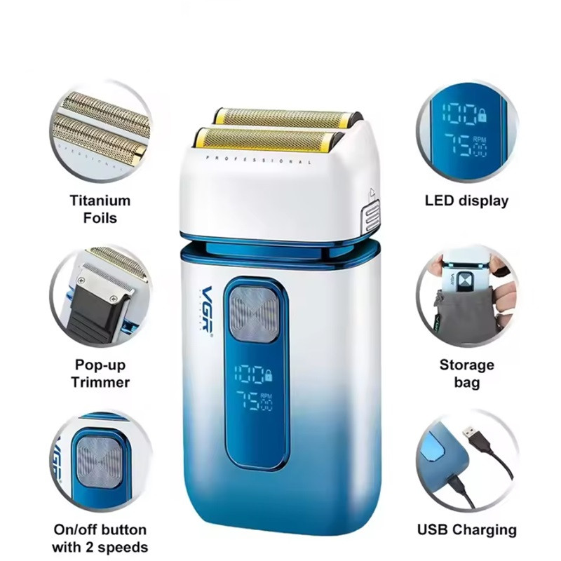 Электробритва VGR V-362 WHITE белая Киев - изображение 3