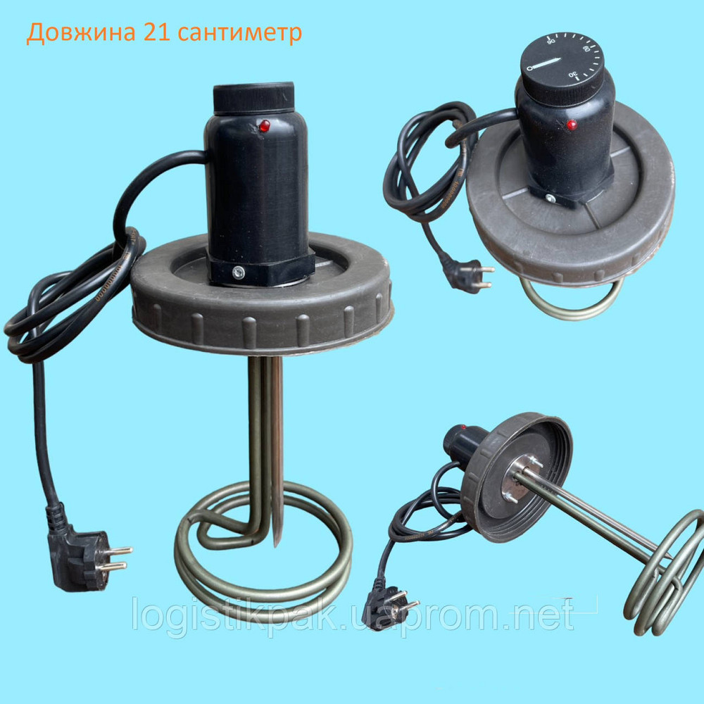 Тэн 2 кВт для летнего душа крышка с подогревом и терморегулятором (Бак 70 литров) Харків - зображення 3