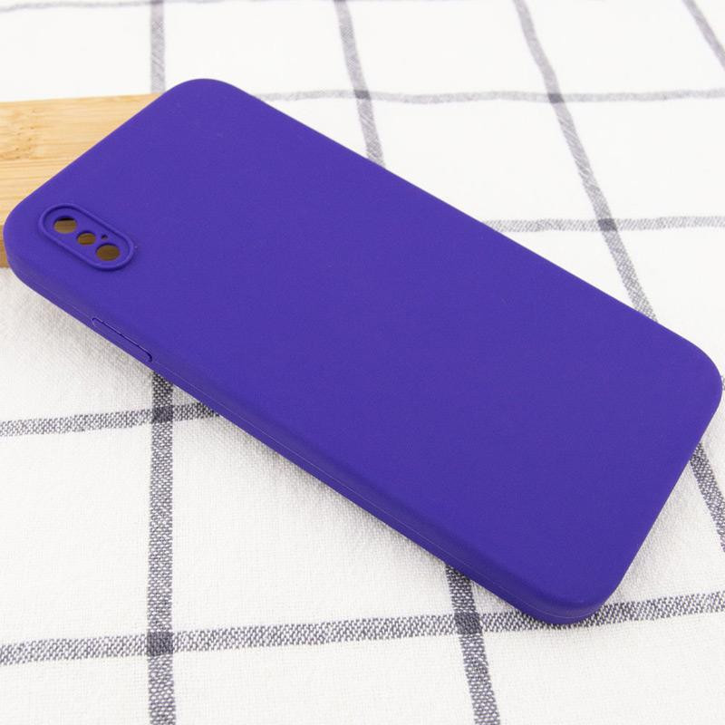 Чехол Silicone Case Square Full Camera Protective (AA) NOLOGO для Apple iPhone X / XS (5.8") Херсон - изображение 5