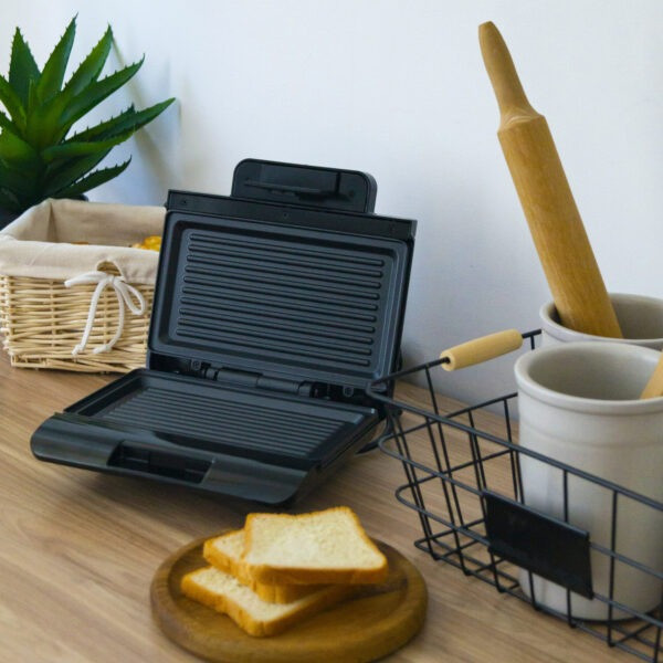Бутербродниця MAGIO MG-378 750 Вт з антипригарним покриттям, Настільний гриль електричний-притискний Львів - зображення 2
