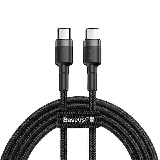 Уценка Дата кабель Baseus Cafule Type-C to Type-C PD2.0 60W (2m) (CATKLF-H) Херсон