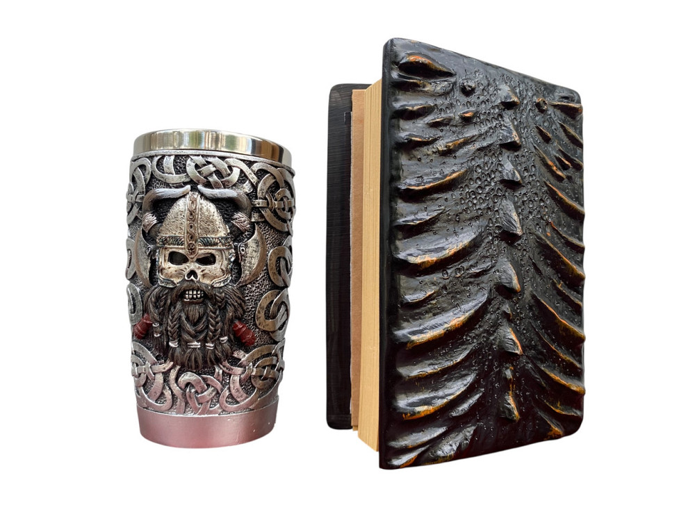 Подарочный набор Стакан 3 Викинг Рыцарь и Блокнот 3 «Жар Сердца Дракона» Київ - зображення 4