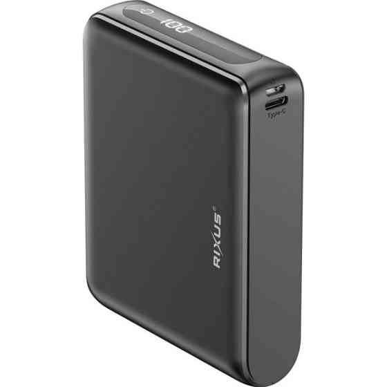 Power Bank Rixus RXPB25 20000mAh 22.5W Black Харків