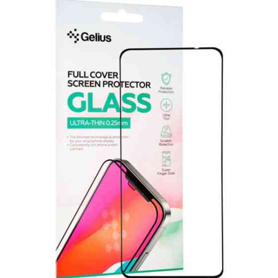 Захисне скло Gelius Full Cover Ultra-Thin 0.25mm для Xiaomi Redmi Note 10/Note 10s Black Харків