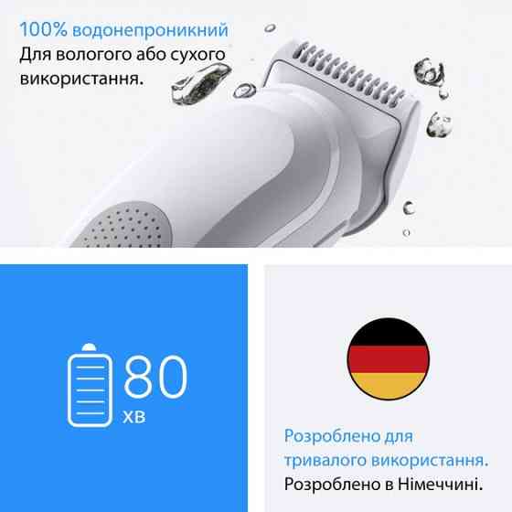 Триммер универсальный Braun Body Groomer Series 3 BG3500 4 Вт белый Київ