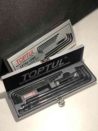 Набор шестигранников Г-обр. супердлинных 1.5-14мм 9ед. TOPTUL GAAD1509 Харків