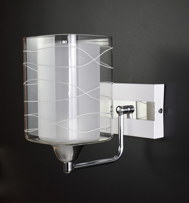 Бра настінна 126/1-wh Білий 20х12х21 см. Київ - зображення 1