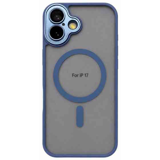 Чохол DM Lens Protection with MagSafe для Apple iPhone 17 Light Blue Харьков