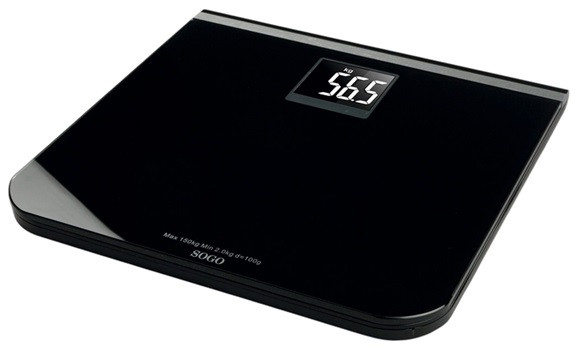 Весы напольные SOGO SS-3975 150 кг черные Київ - зображення 1
