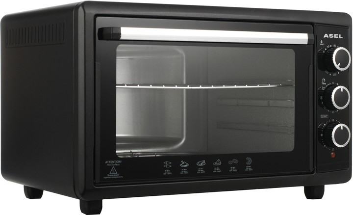 Електропіч Asel AF-50-23-BlaСk 50 л чорна | Гарантія: 24 міс. Хмельницкий - изображение 1