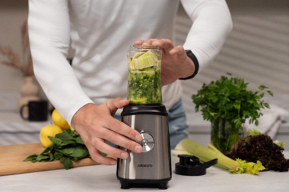 Блендер для смузи Ardesto SBG-F350 350 Вт Київ - зображення 8