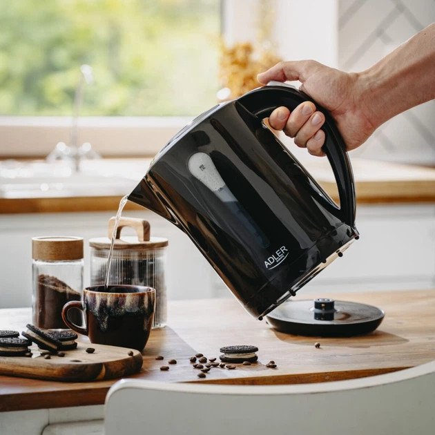 Электрочайник Adler AD 1244 black 2.5 л черный Київ - зображення 10