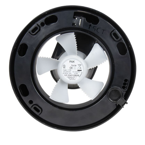 Умный вытяжной вентилятор PAX NORTE black черный 110 м3/час для ванной комнаты SMART (управление сма Киев - изображение 5