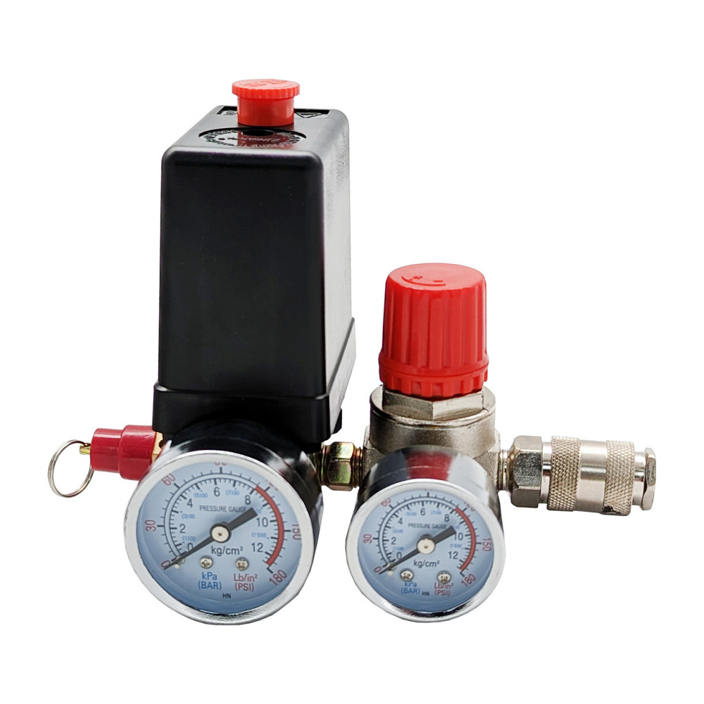 Блок автоматики компрессора прессостат 380В c 4 выходами в сборе AIRKRAFT SP039-S-2 Харьков - изображение 1