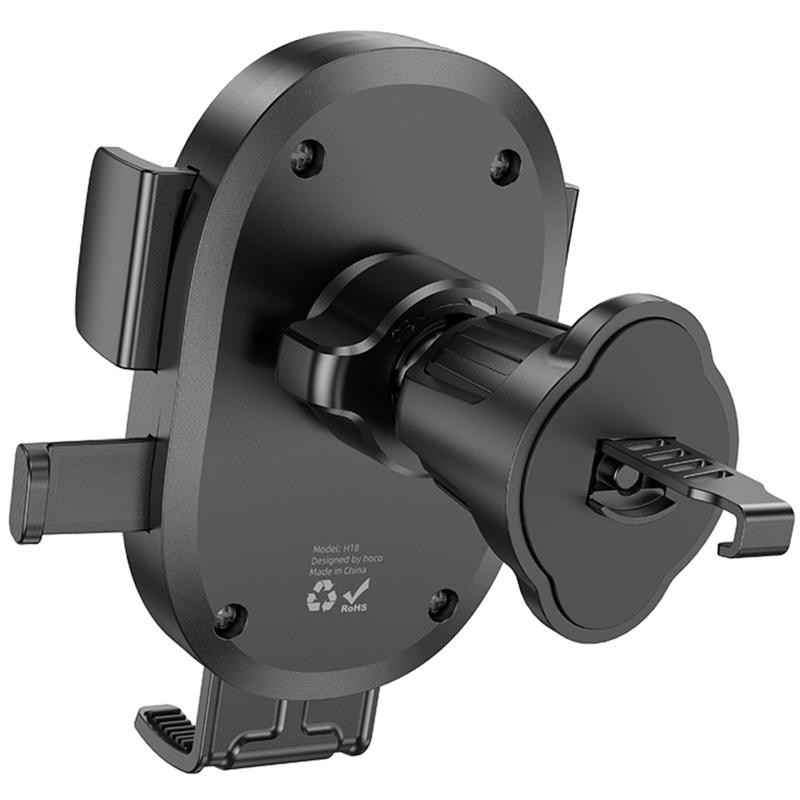 Автодержатель Hoco H18 Mighty one-button (air outlet) Херсон - зображення 4