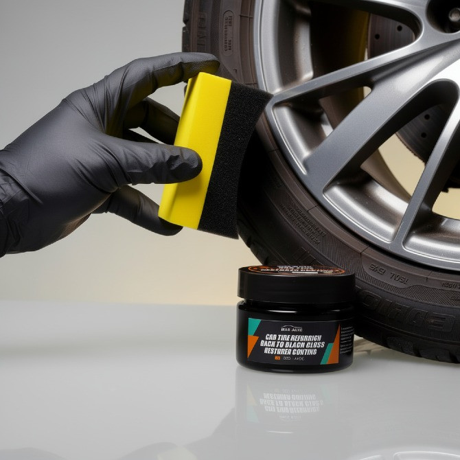 Чорний віск MAXxAUTO засіб по догляду за вашими шинами Київ - зображення 4