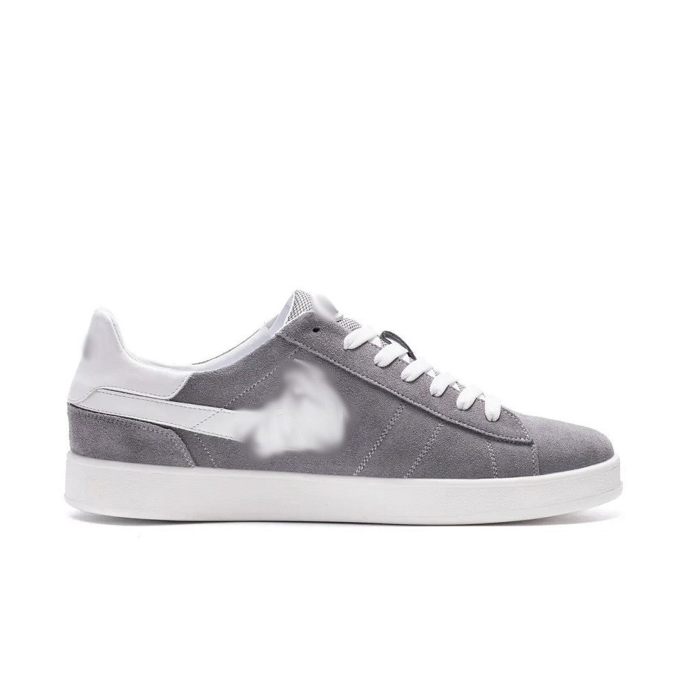 Мужские кожаные кеды Grey Київ - зображення 6