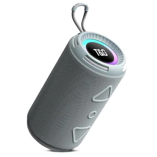 Колонка портативная Bluetooth T&G TG656 grey серая Киев - изображение 3
