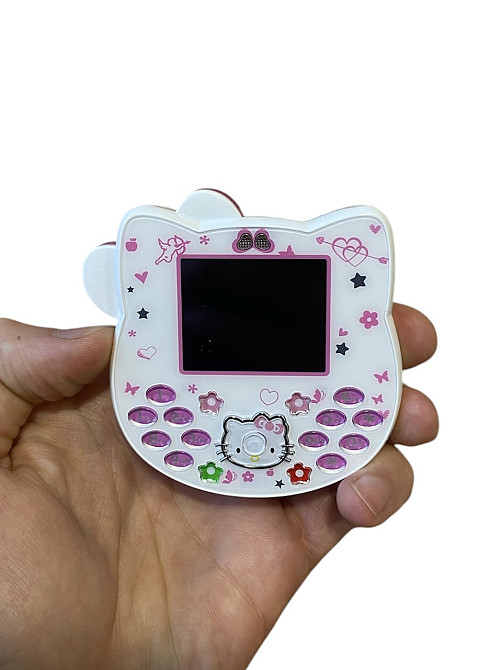 Маленький мобильный телефон AIEK Hello Kitty 2 сим-карты (White) Київ - зображення 6
