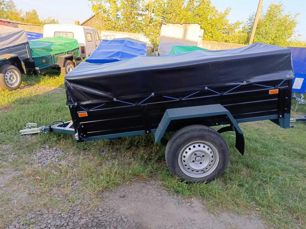 Тент на легковий причіп Старконь 2,00 х 1,20м ПВХ Єврофура Барышевка - изображение 2