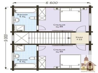 Дерев'яний будинок зруб купити під ключ від Закарпат Зруб-Буд Одеса - зображення 3