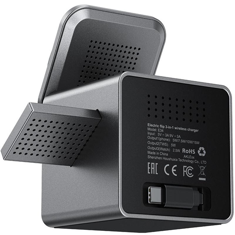 БЗУ Acefast E34 desktop 3in1 15W Херсон - зображення 6