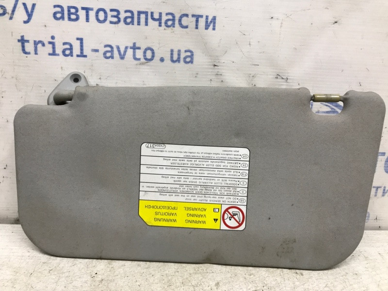 Козырек солнцезащитный правый Mitsubishi Lancer 2007-2017 7620A440HA (Арт. 34603) Киев - изображение 2