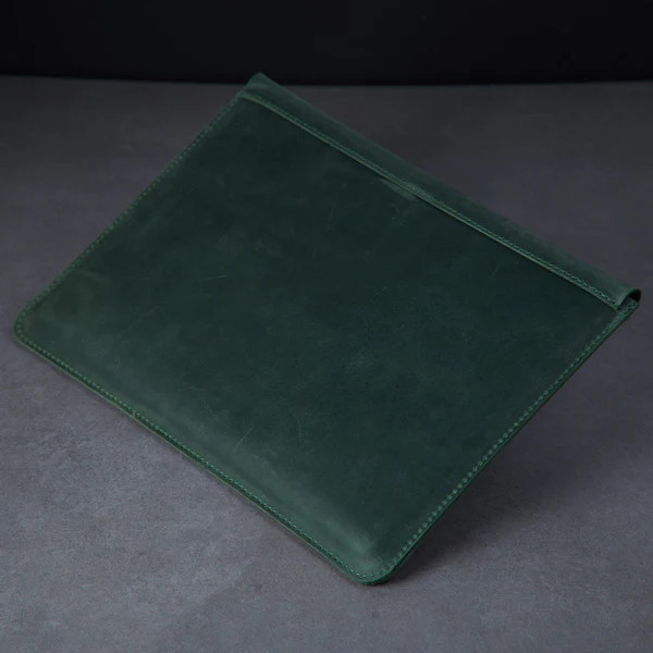 Чехол для ноутбука винтажный Incarne Line MacBook Pro 14" 2021-2025 line-green-vintage-pro-14 зелены Київ - зображення 3