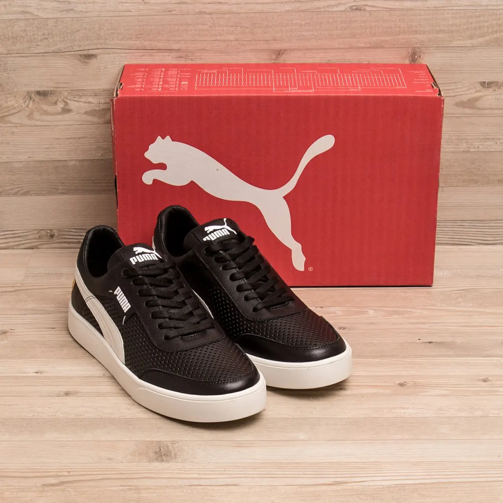 Чоловічі літні шкіряні кеди Pm FERRARI перфорація Київ - зображення 8