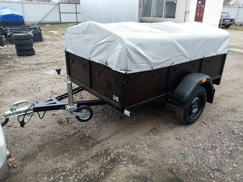 Тент на легковий причіп ТЦС 2113 2,15 х 1,30 ПВХ Єврофура Барышевка - изображение 1