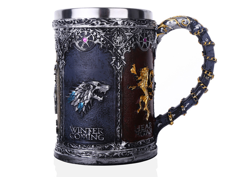 Кружка Чашка Бокал 3D  Нержавеющая Сталь Игра Престолов Game Of Thrones Winter Coming Киев - изображение 8