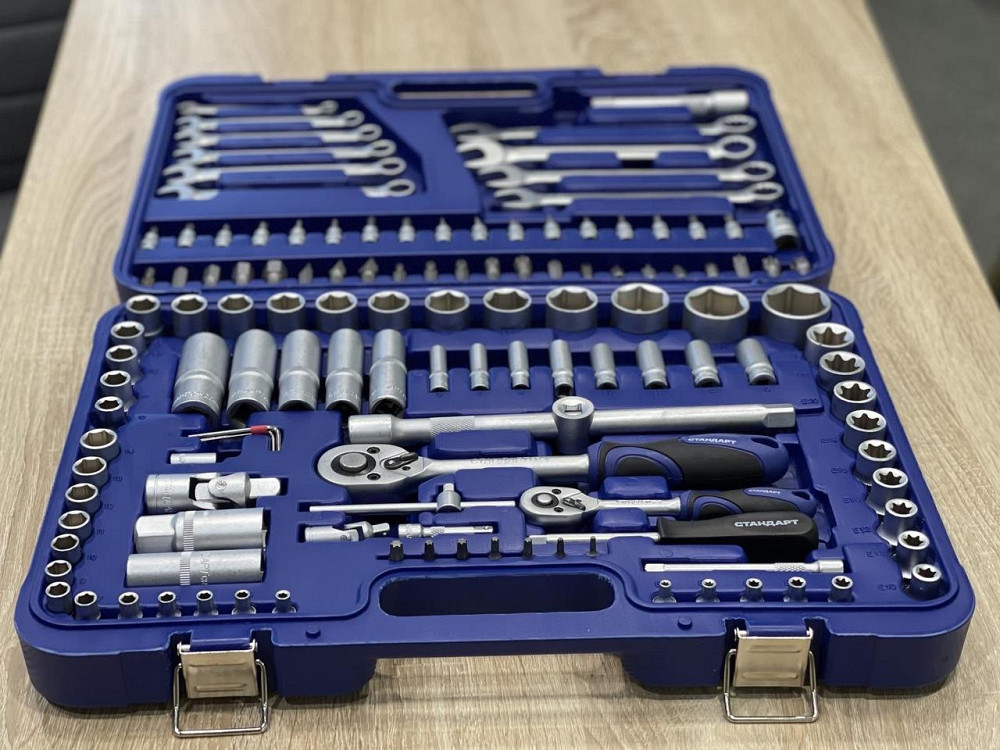 Набор инструментов комбинированный 130ед. СТАНДАРТ ST-0130 Харьков - изображение 3