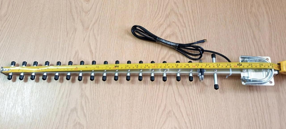 Антенна Yagi 1700-2700 МГц, 18 dBi, до 25 Вт, кабель 1,5 м, RP SMA-male Днепр - изображение 6