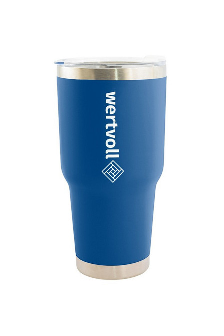 Термокружка WERTVOLL "YUMMY" 900 мл SS синяя RX-7002BU Харків - зображення 1