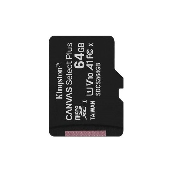 Карта пам'яті Kingston microSDXC 64GB Canvas Select Plus UHS-I/U1 + SD-адаптер (SDCS2/64GB) (Код тов Харьков - изображение 6