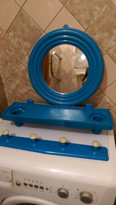 Комплект для ванной комнаты с зеркалом Киев - изображение 1