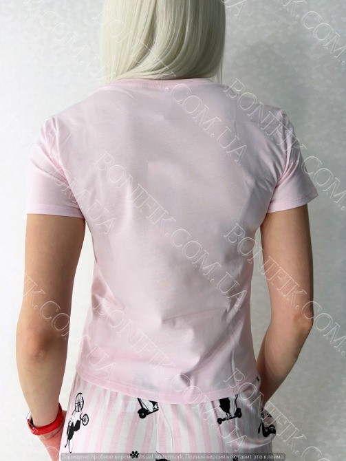 Женская пижама с футболкой и шортами "Roksana" (12276) (арт. 1759) Кривий Ріг - зображення 4