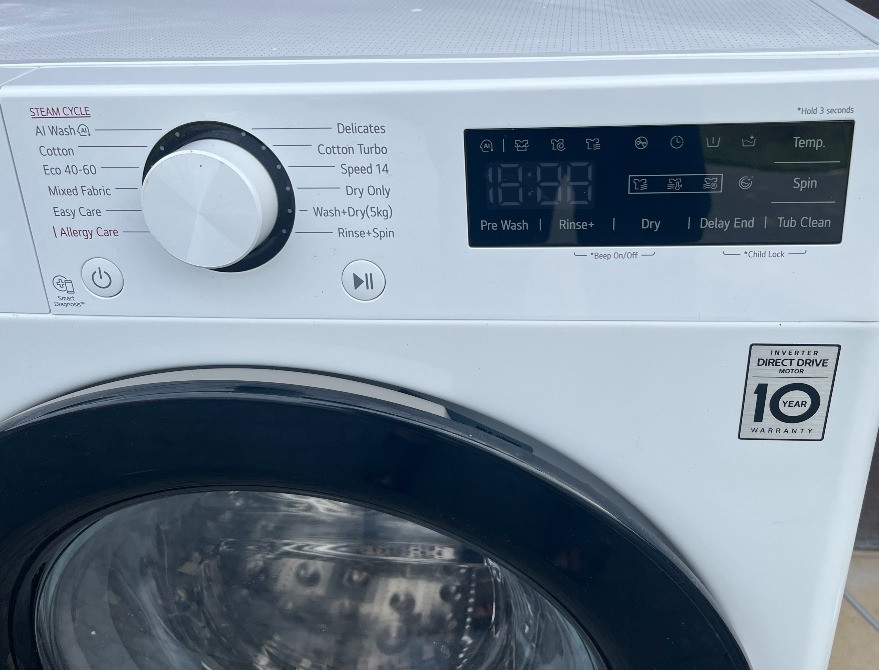 2025рік Пралка з сушкою 2в1 LG F2Y5PRP6W 8/5кг 1400об 45см глибина Бережаны - изображение 2