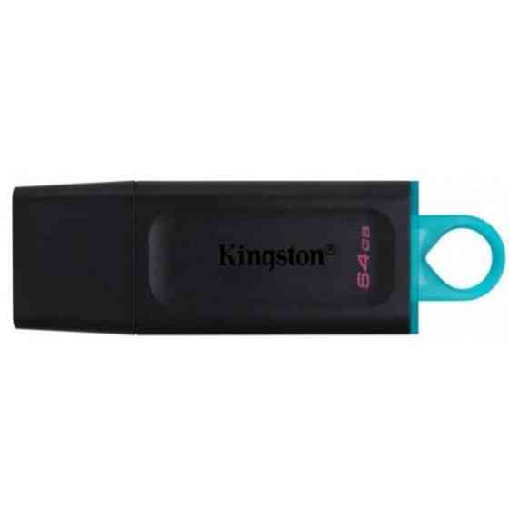 Флеш пам'ять Kingston DT Exodia 64GB USB 3.2 Black/Teal (DTX/64GB) (Код товару:17101) Харків